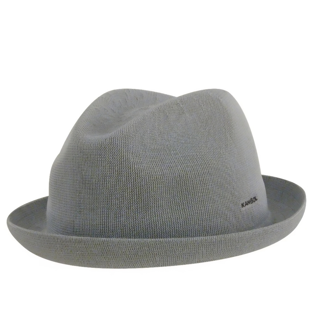 Kangol Light Gray Tropic Player Fedora Hat (Nwt)
